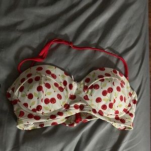 Cherry bikini top